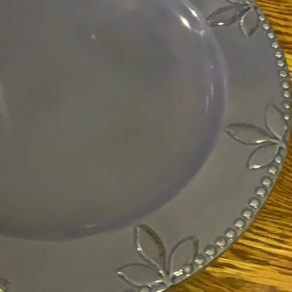 Signature Plates Dinner Sorrento Debby Segura Designs 2001 Purple Set of 2 - Picture 6 of 7